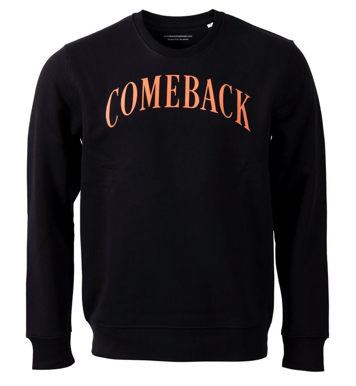 CSW Sweatshirt No. 1 - Sort - Comeback Streetwear