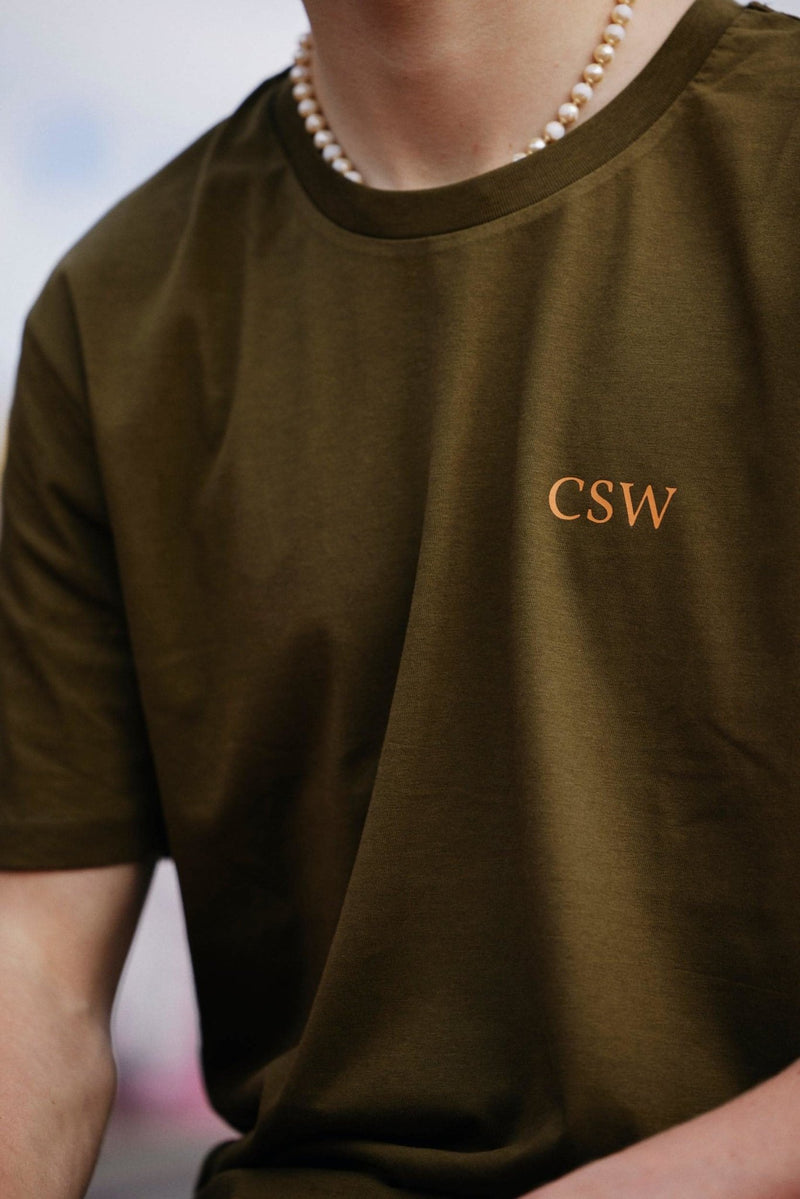 CSW Tee No. 4 - Khaki - Comeback Streetwear